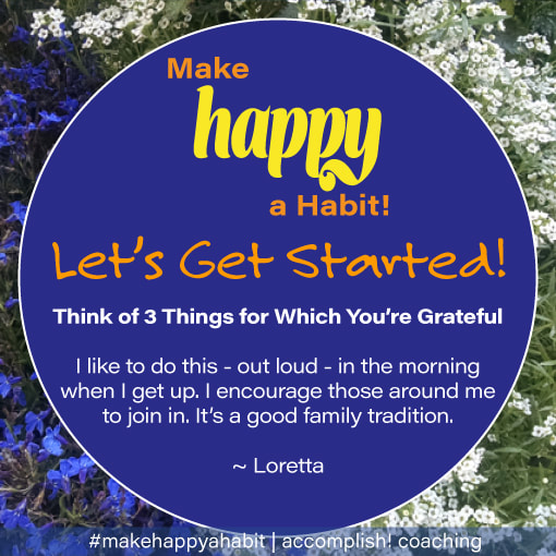 Get Started Making Happy a Habit